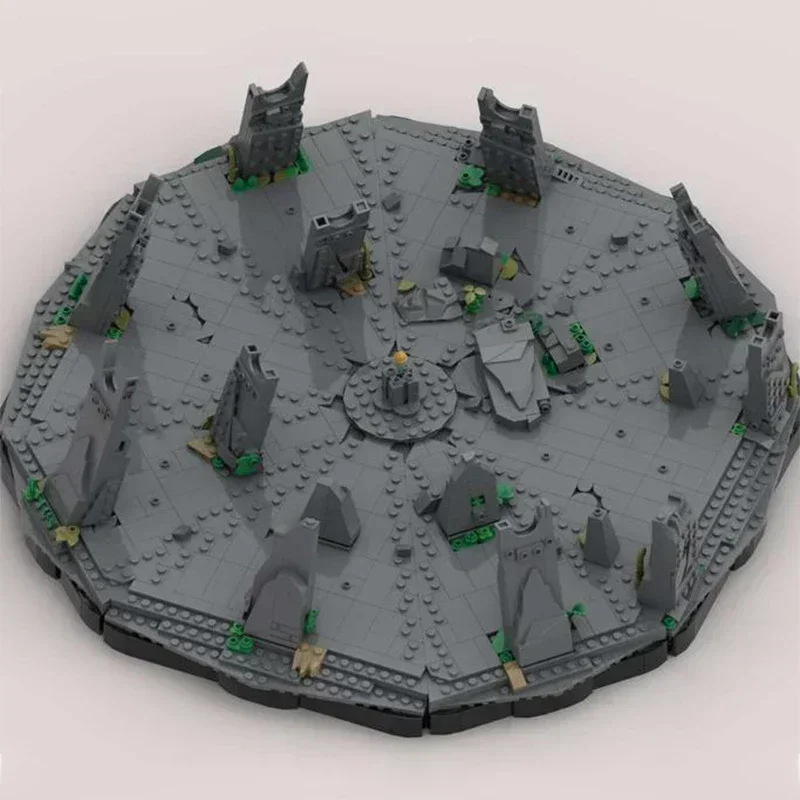 스타 영화 Moc 빌딩 블록 우주 모델 기술 벽돌의 사원 DIY 조립 건설 장난감 휴일 선물