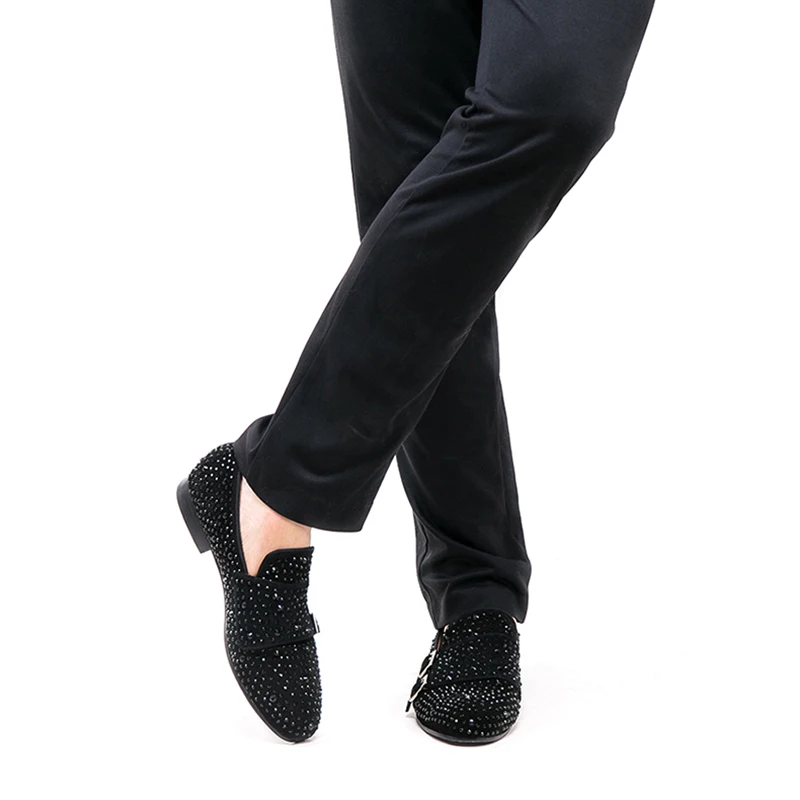 Piergitar Nieuwe Zwarte Suede - Men'S Formal Wear recensie en prijs