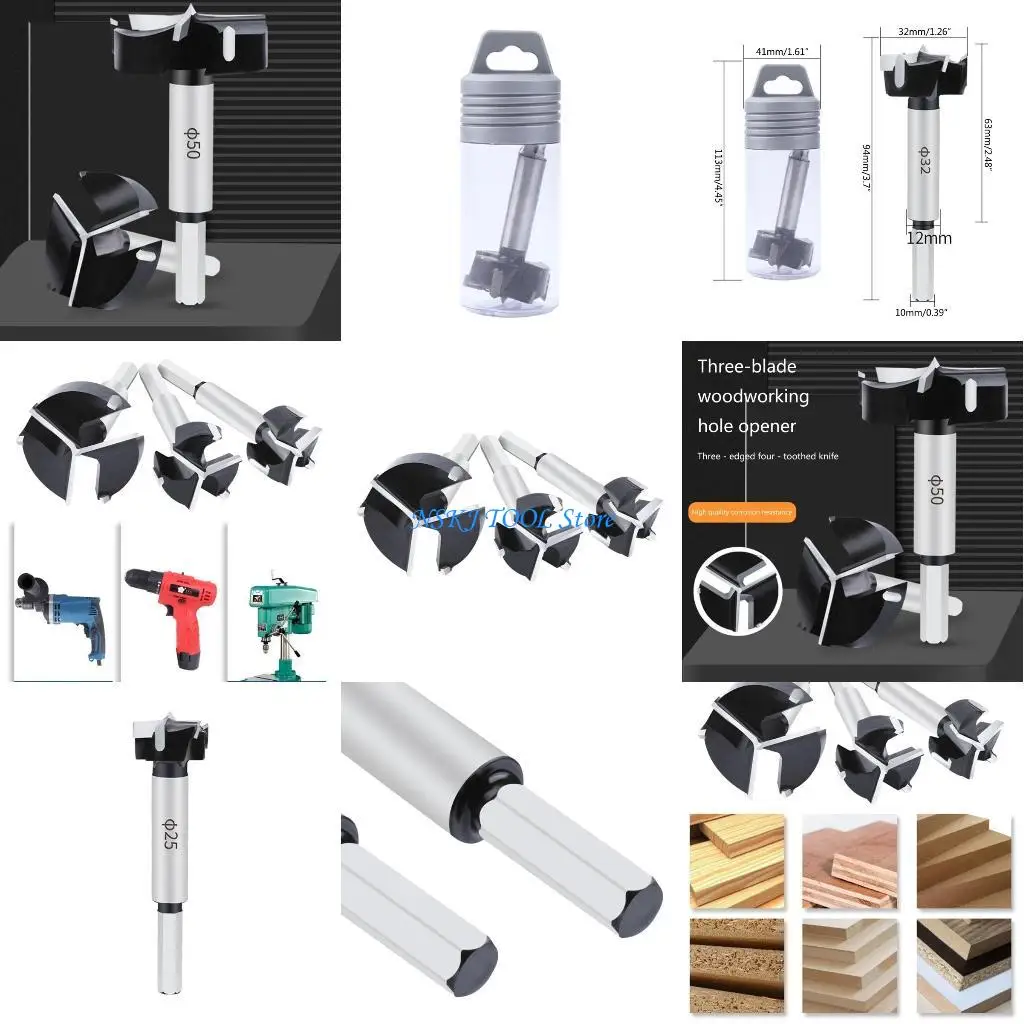 

L8RC 1 шт. сверла Форстнера самоцентрирующиеся кольцевые пилы резак из углеродистой стали карбиды резак по дереву инструменты