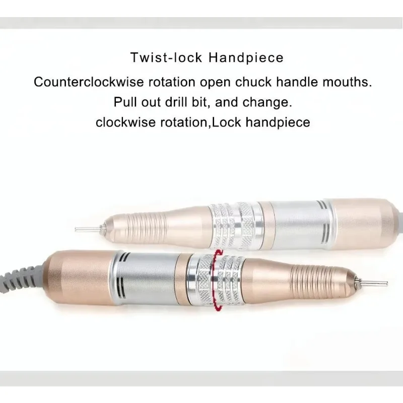 35000RPM マニキュアマシン 65W 電動ネイルドリル マニキュアマシン ネイルアート ジェルポリッシュ用