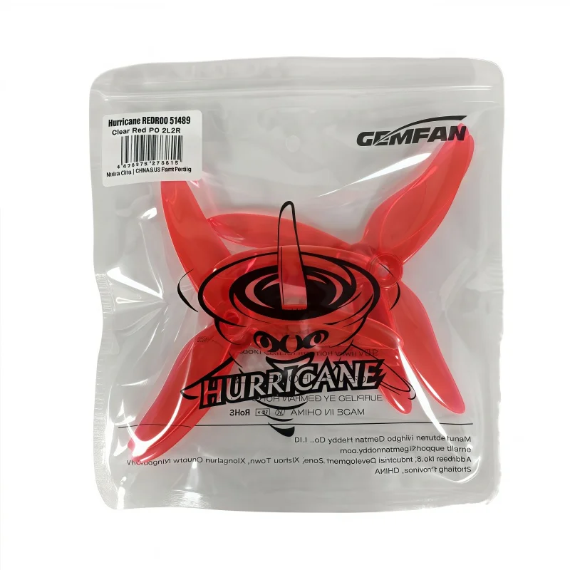 4 قطعة/Gemfan 51499 5 بوصة 3-Blade المروحة عالية الكفاءة لسباق طائرة بدون طيار FPV سلسلة إعصار مراوح GEMFAN الأكثر مبيعًا
