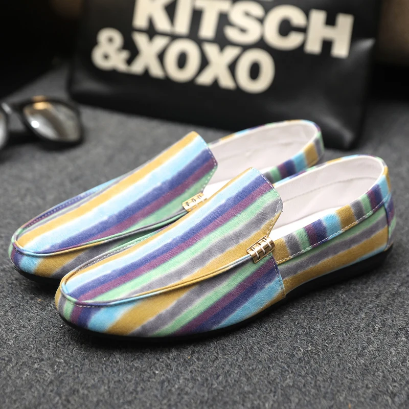 YRZL Breathable Loafers Men Casual Shoes Summer Walking Shoes Non Slip Lightweight Sneakers Men Comfortable Driving Lazy Shoes