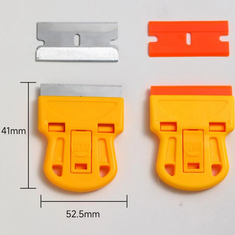 1/2Pcs Nail Art Stamping Scraper Multifunctional Cleaning Shovel Glue Sticker Residue Remove Spatula Nail Printing Template Tool