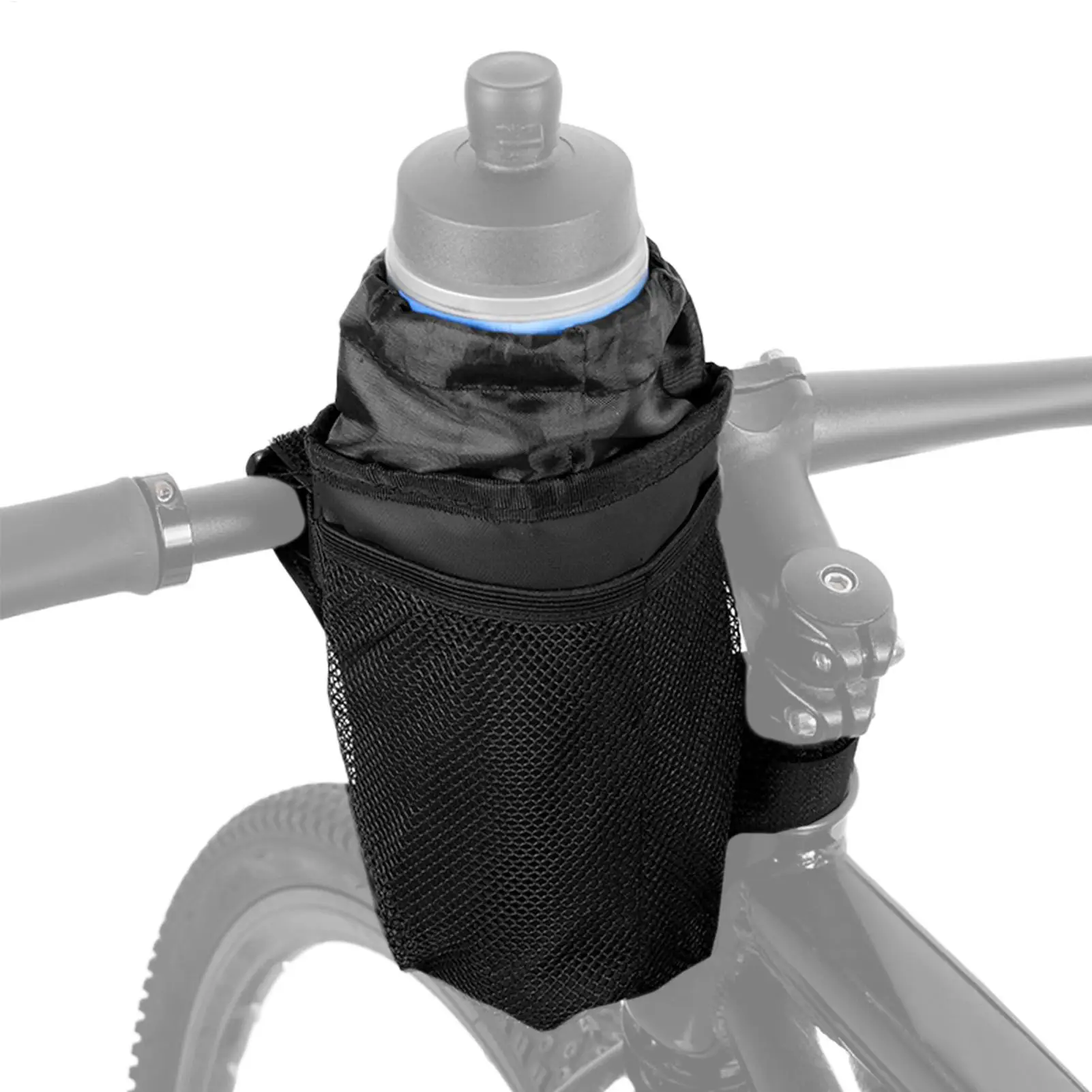 

Water Bottle Holder For Bike Riding Insulated Cup Bag Lightweight Shockproof Water Bottle Bag For Scooter Bike Stroller