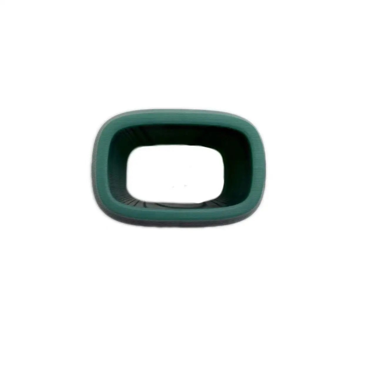 Green Fiberglass 3D Printed Portable Storage Jar with Lid