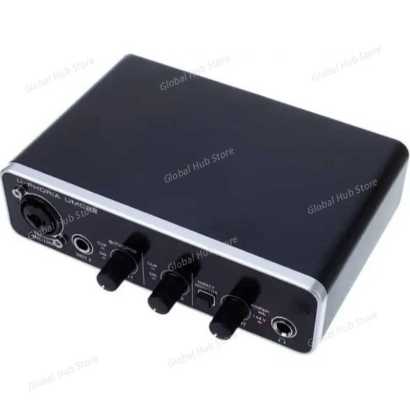 100% Original UM2 UMC22 UMC202HD Microphone Amplifier Sound Card Audio Interface Recording Sound Card