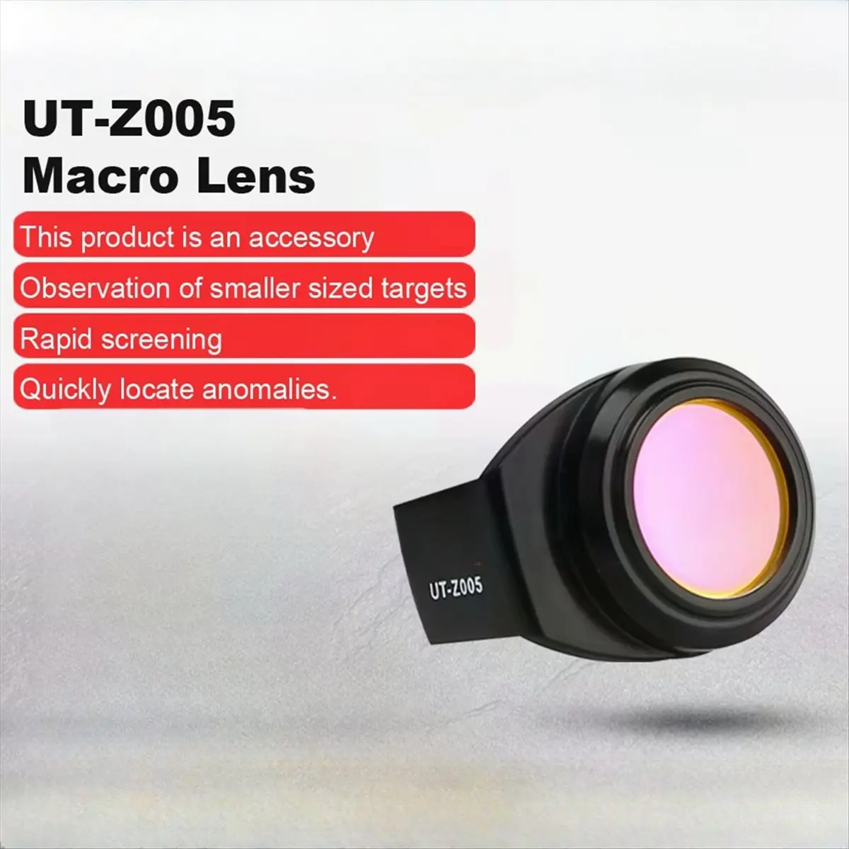 A99X Macro Lens for Thermal Camera UT-Z005 Near Focus Magnifying Lens Applicable to UTI256M UTI260M