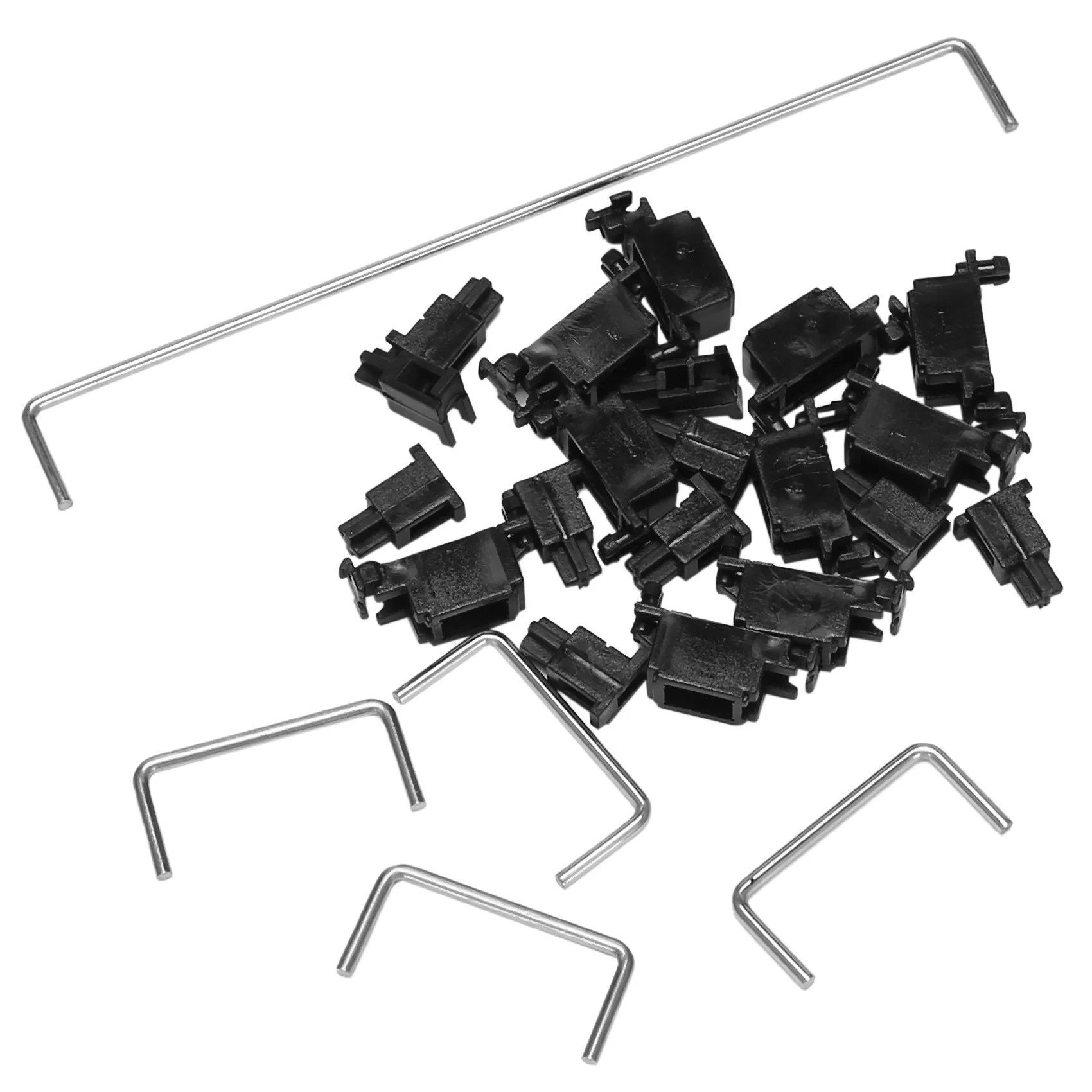 Leading-Steel Plate Satellite Shaft For Mechanical Keyboard Cherry MX Axis Switch Black Mounted 6.25U 2U Stabilizers