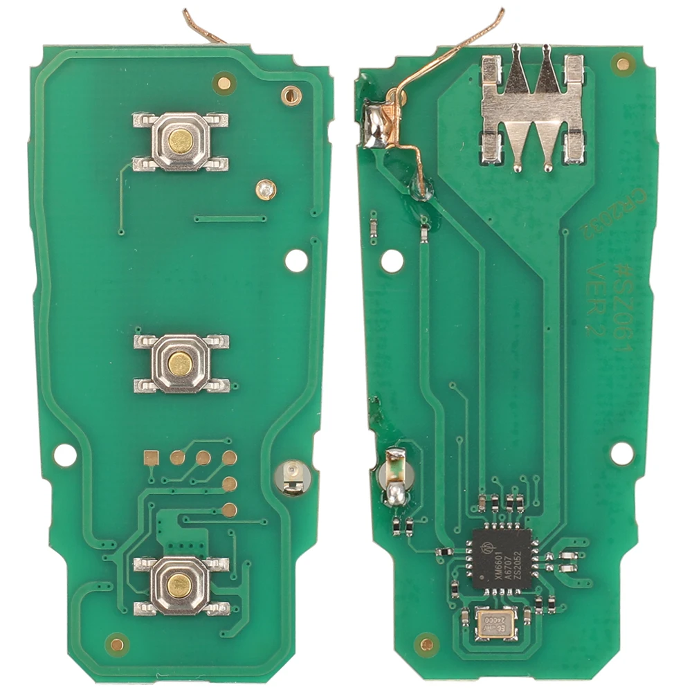 jingyuqin 3-Tasten-Flip-Smart-Auto-Fernbedienungs-Schlüsselanhänger mit ID48-Chip 3C 0959752 BA 433MHZ ID48 Für VW Passat B6 3C B7 Magotan CC