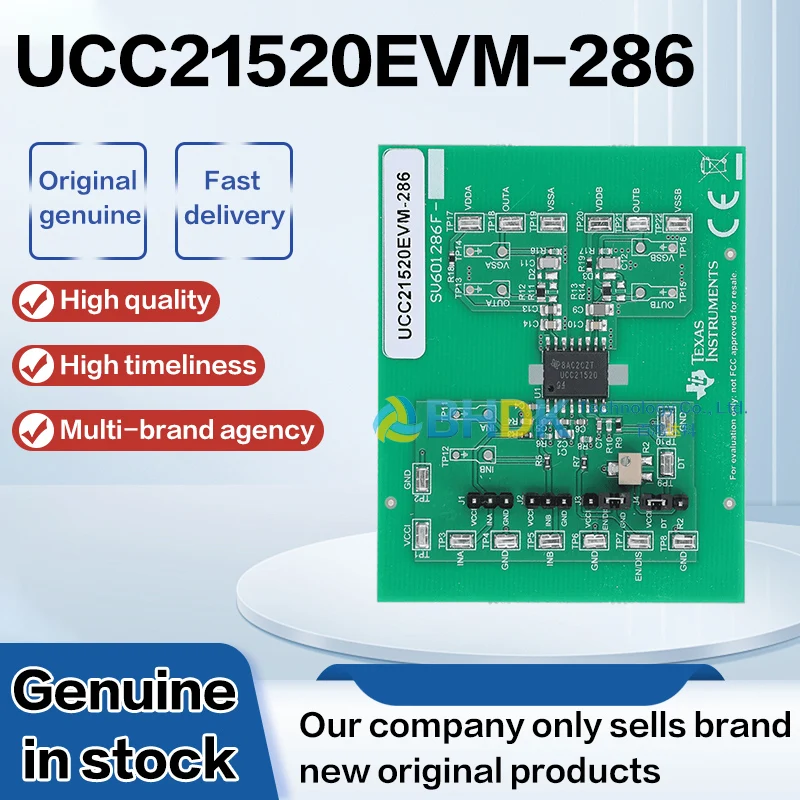 For UCC21520EVM-286 UCC21520 Isolated Gate Driver Evaluation Board TI Power Semiconductor Drive Development Kit
