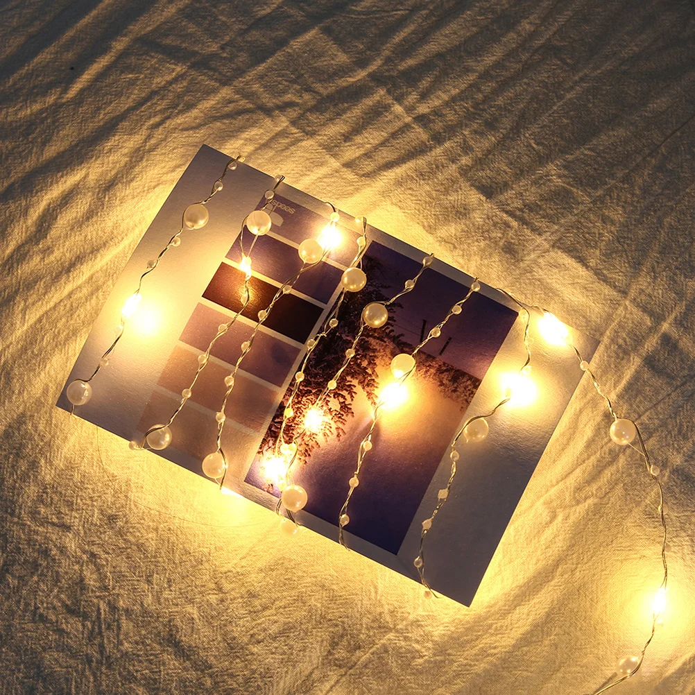 

Led Pearl String Lights 20 Led Waterproof For Outdoor Indoor Festival Wedding Party Decoration Garden Patio Bedroom