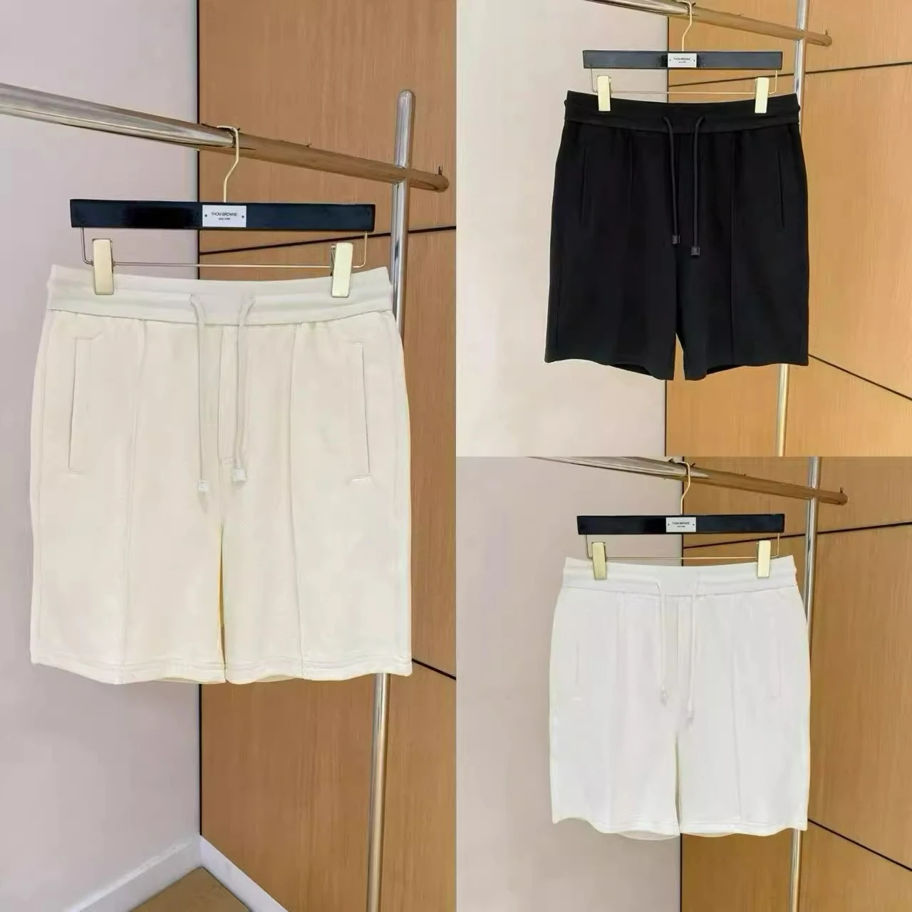 BC – pantalon d'été italien pour hommes, nouveau style ancien argent, décontracté, mode sport, polyvalent, cordon de serrage, short à cinq points