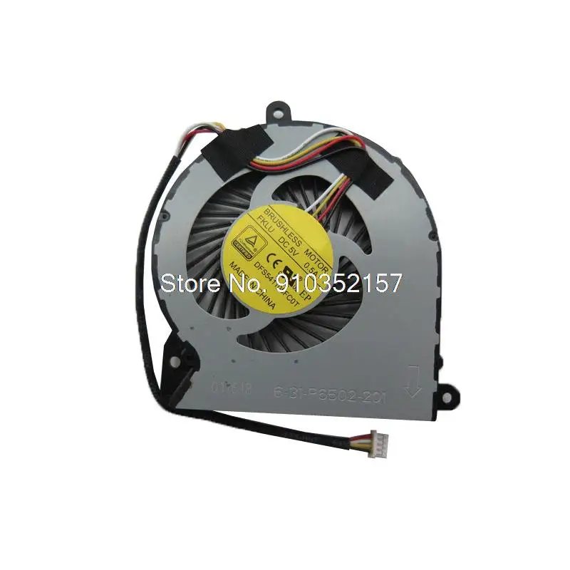 Laptop GPU FAN For CLEVO P650 P650HP6 P651HP6 P650RP6 P651RP6 P655RP6 P650RP6 P651RP6 DFS541105FC0T-FKLU 6-31-P6502-201 New