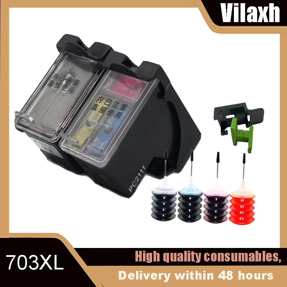 

703XL 703XL Compatible Ink Cartridge For HP703XL for HP703 Deskjet D730, K109a, K109g Deskjet F735, K209a, K209g, Printer