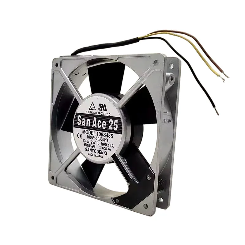 NEW ORIGINAL 109S485 AC 100V 0.16/0.14A 12025 120*120*25mm COOLING FAN RADIATOR