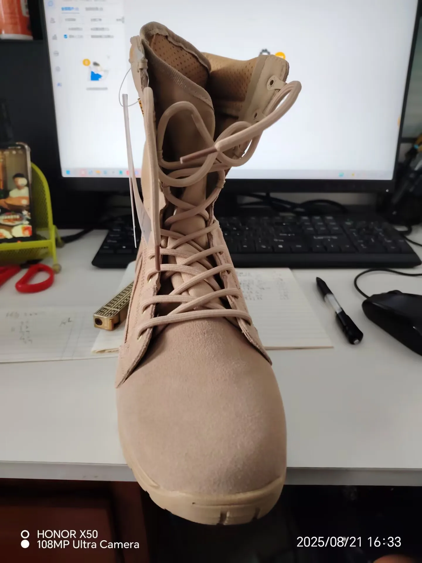 2025 NEW Summer man Desert Tactical Ultra light Combat breathable Marine mountain boot men