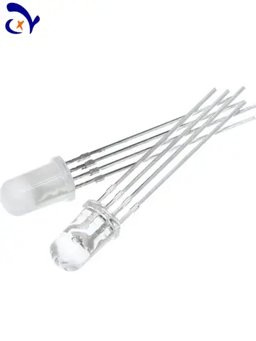 50PCS High-brightness WS2812B Plug-in Lamp Beads: F5RGB Built-in IC 5V Programmable Direct Insert 5MM Color Full-color LED
