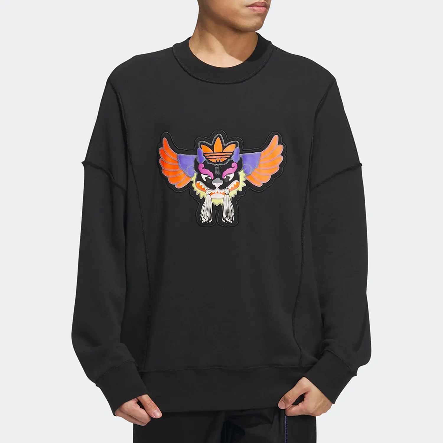 

Adidas Genuine Trefoil New Unisex Loose Round Neck Sport Hoodie IP7548