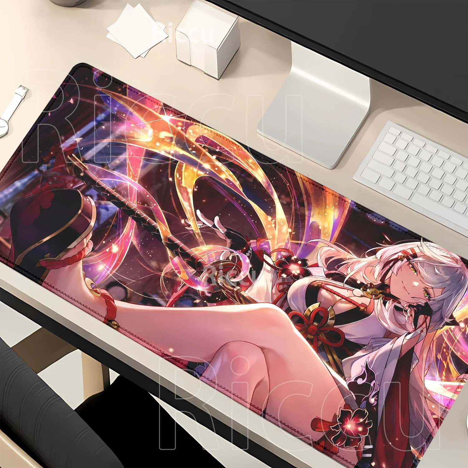 Mouse Pad Zankou PC Gaming NTE Neverness To Everness Offices Non-slip Base Mousepad Overlock XXL Anime Girl HD Printing Desk Mat