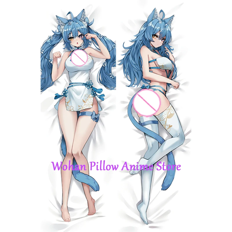 

Dakimakura Anime Pillow Cover Nyacinths Double Sided Print Life-size Halloween Christmas Decoration