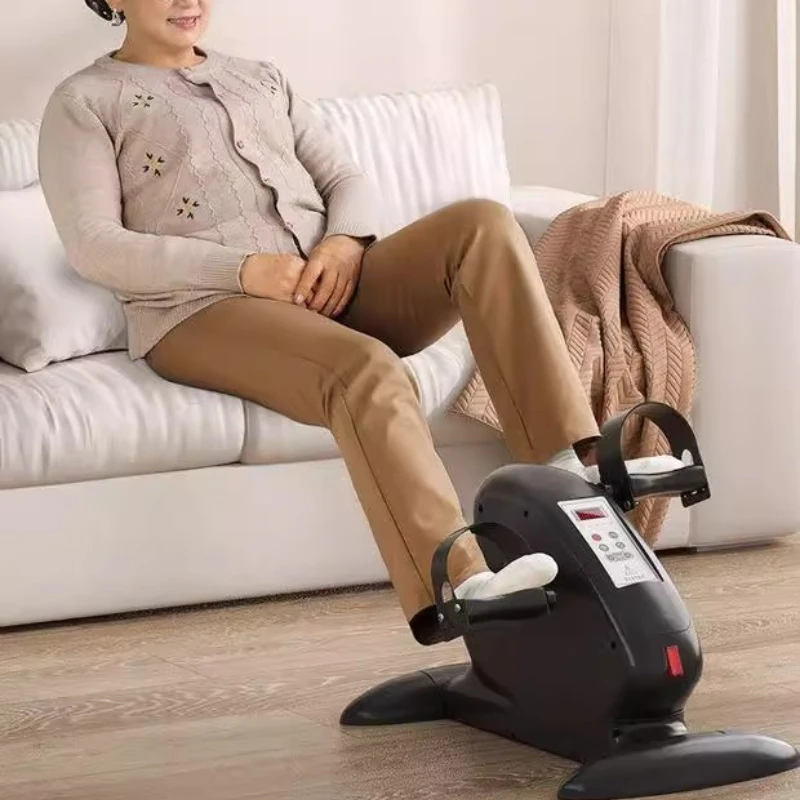 جهاز تدريب دورة الساق اليدوية الذكي بمحرك 8 أوضاع آلة إعادة التأهيل مع حزام أمان لمعدات تمارين الشيخوخة #4