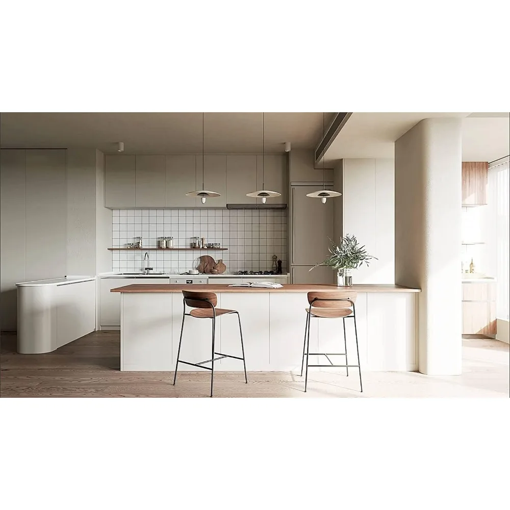 ورق جدران حديث قابل للتقشير واللصق باللون الكريمي - ذاتي اللصق وقابل للإزالة وصديق للمؤسار لديكور الحائط الحديث