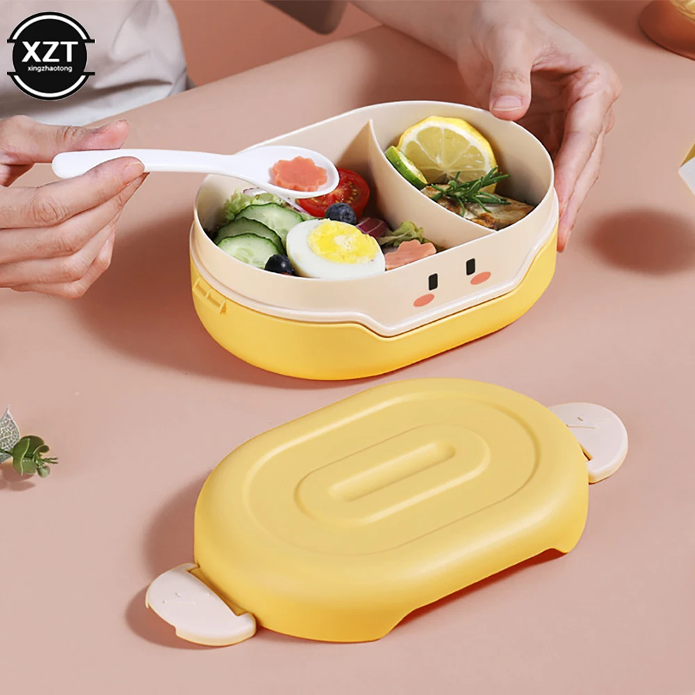 780mL Cute Bento Lunch Box for Children School Japanese Style Food Storage Kitchen Container Student/Office Worker Bento Lunch