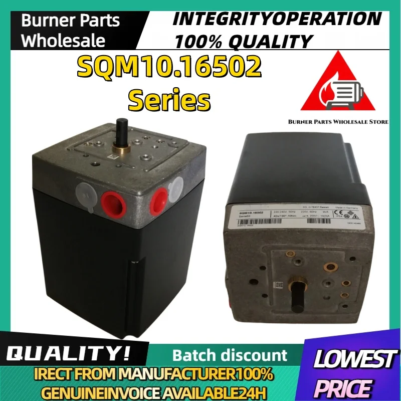 Brand New Original SQM10.16502 SQM10.15502 SQM10.15562 SQM10.16562 Servo Motor Burner Damper Actuator Industrial Combustion Repl