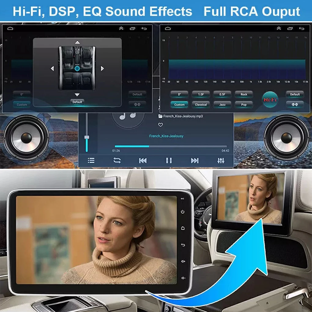 راديو السيارة الأسود إلى المستوى التالي مع obd DVR TPMS X MIC U Disk D SP DAB 2 + 32G #2