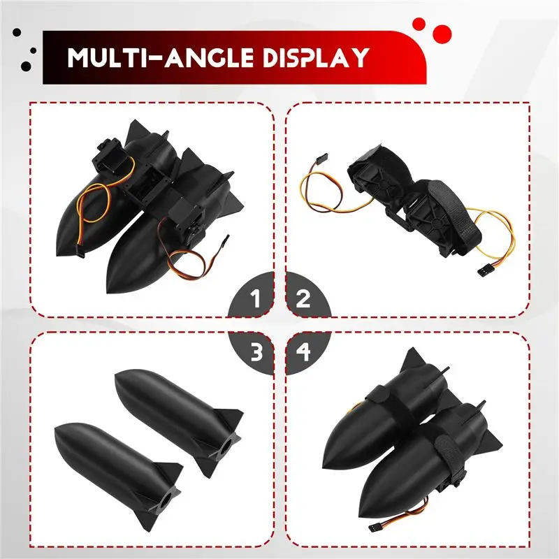 FBIL-Thrower Load Double-Launch 1KG Cross-Machine Aircraft For Drone Crossing Machine With 2 Parts