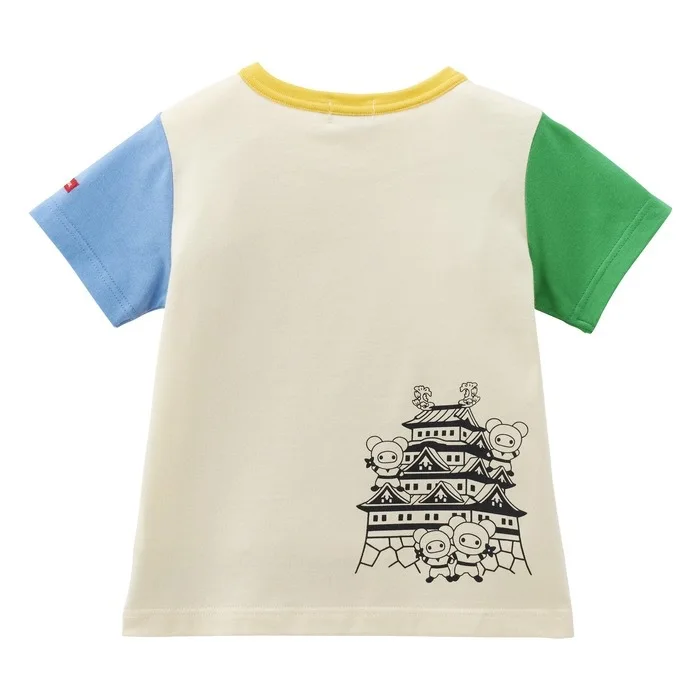 Japanese Children\'s Clothes 2024 Summer New Boys Short Sleeve T-Shirt Pure Cotton