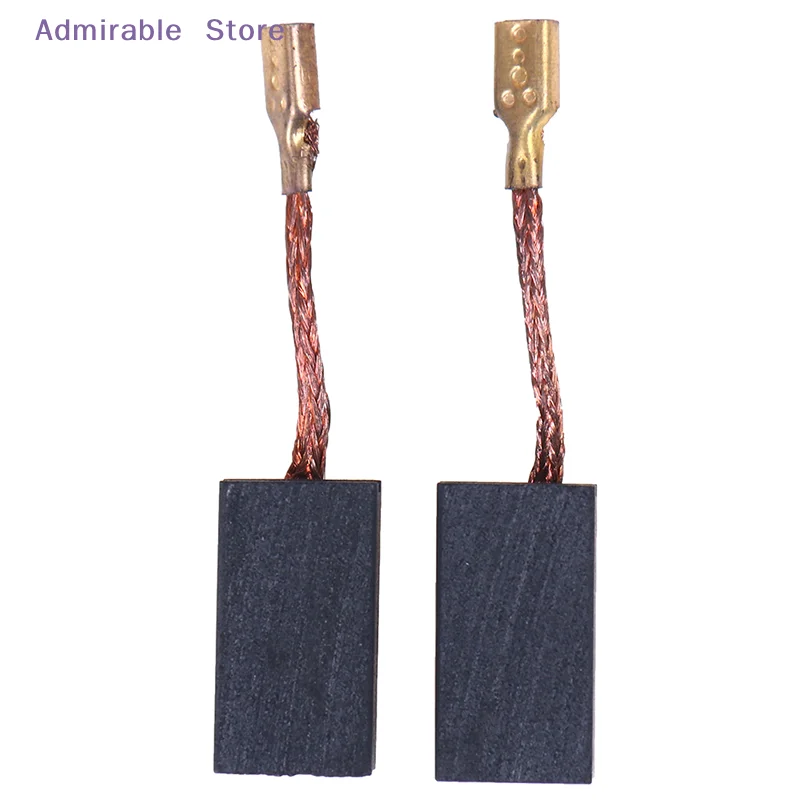 w2pcs/lot 6x 9 x 15mm Angle Grinder Carbon Brush Replacement Spare Parts