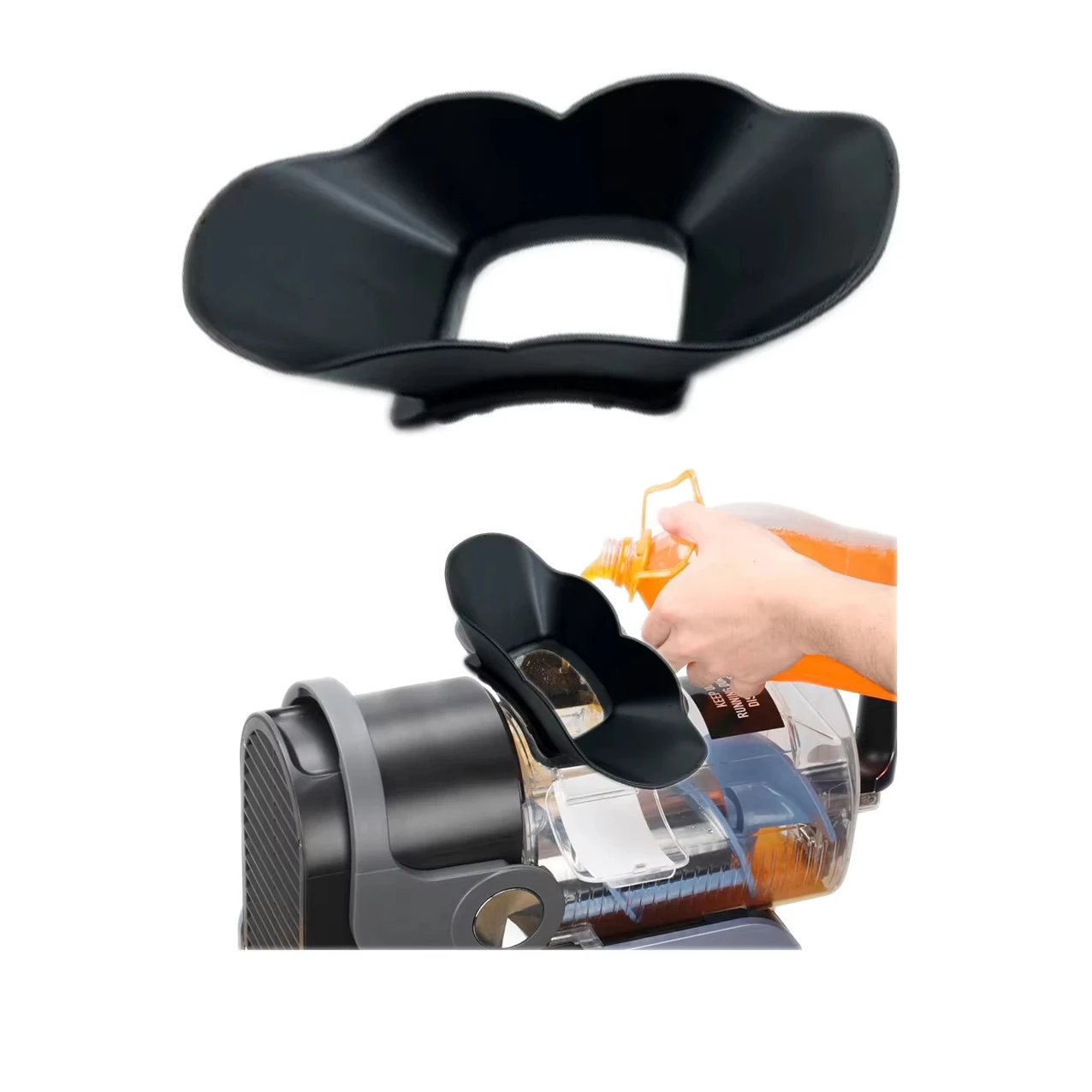 Splash Cover for Ninja Slushie Machine FS301 FS300 Liquid Guide Cap Accessories Plastic Anti-Splash Flow Hood Liquid Guide Cover