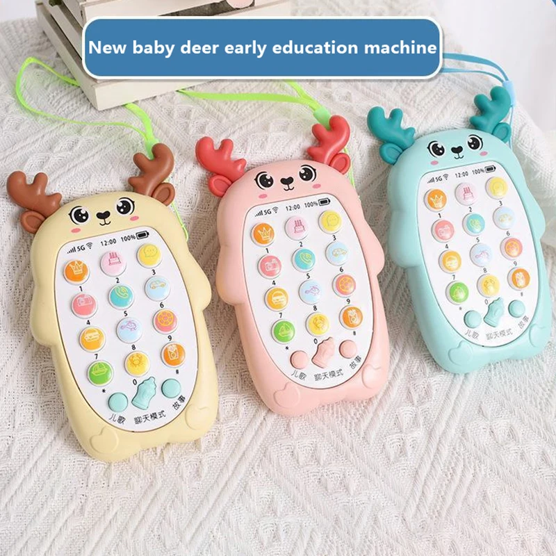 

Baby Simulation Mobile Phone Children's Music Toy Early Education Educational Story Machine