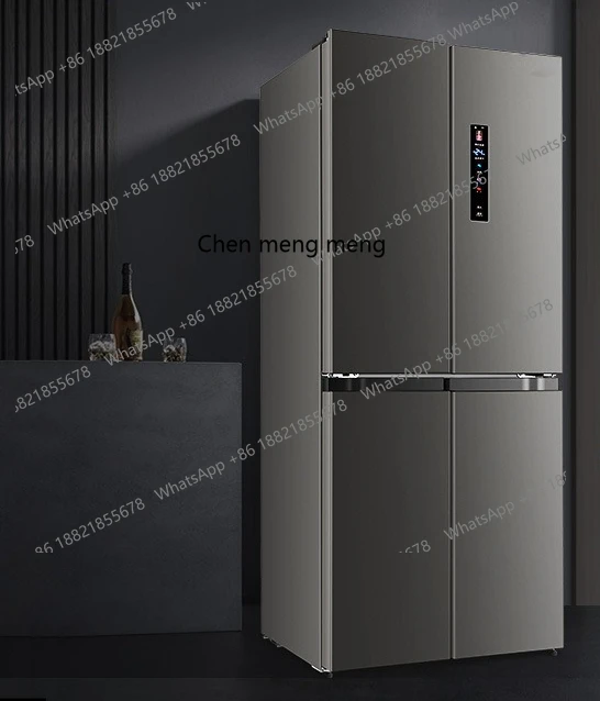 

Air-cooled and frost-free household cross folio double door embedded in light sound energy-saving refrigerator