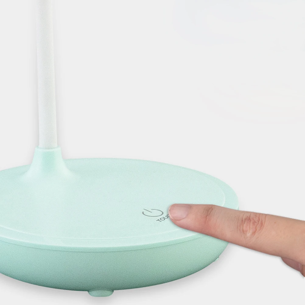 

360 Degree Adjustable Touch Sensitive Eye Protection Book Light Usb Charging Lamp Blue Pcs For Reading Study Night Home Office