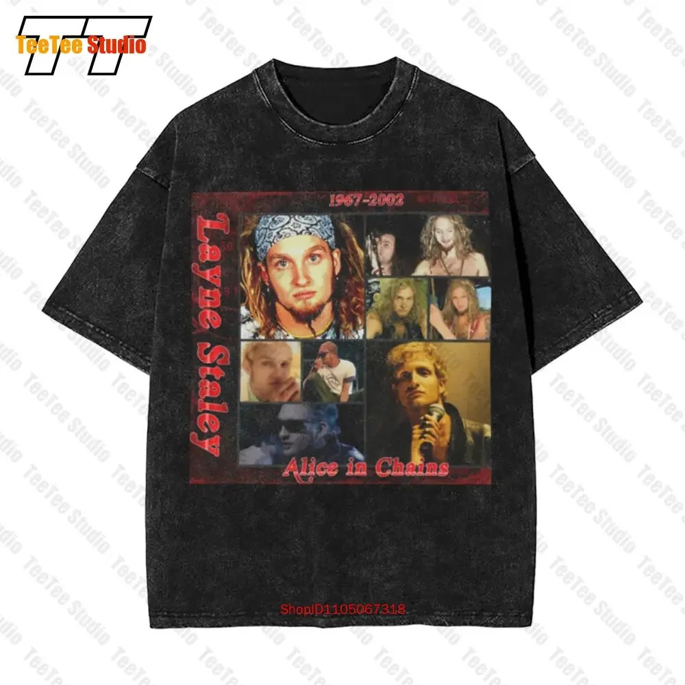 Layne Staley Alice In Chain Never Die Plus Size Oversized T-Shirt JB3G