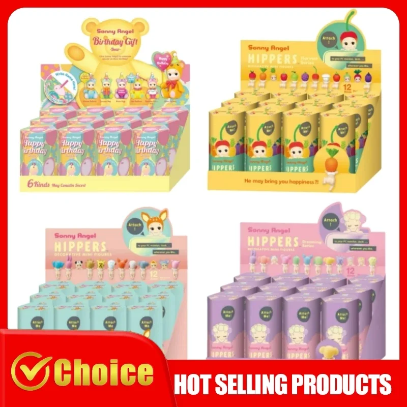 

Cute Sonny Angel Blind Box Anime Figures Mini Dolls Night Cherry Blossom Series Surprise Gift for Fans Birthday Present