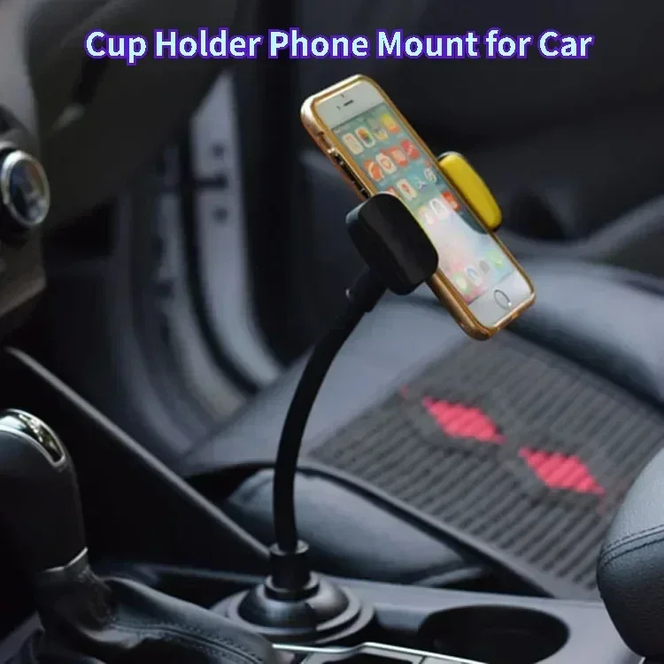 

GEFENSI Car Cup Holder Phone Mount, Cup Holder For Car Rock Solid Car Phone Holder Mount For Cars, Compatible With All Phone