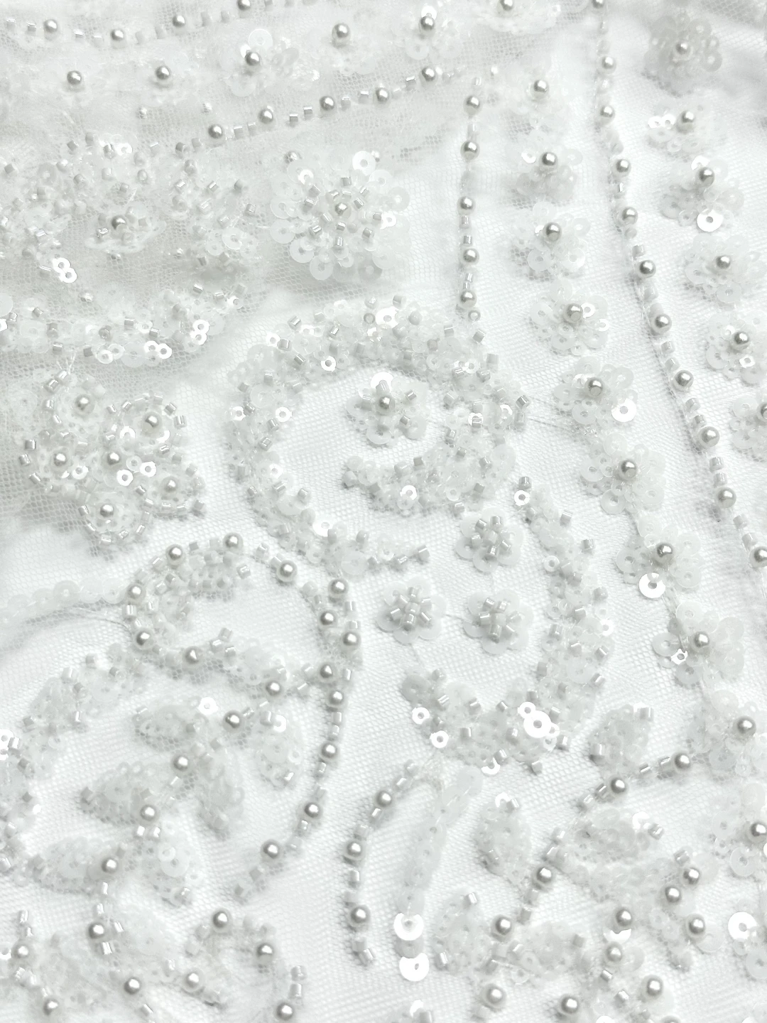 2026 Tessuto di pizzo tulle con perline francesi con paillettes africane per abiti da sposa da sera Ultimo stile di moda di alta qualità