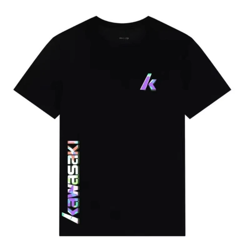 جديد كاواساكي تنفس الثقافية قميص الرياضة Gam دراجة نارية ركوب تي شيرت الصيف فضفاض عادية جولة الرقبة قصيرة الأكمام قميص #1