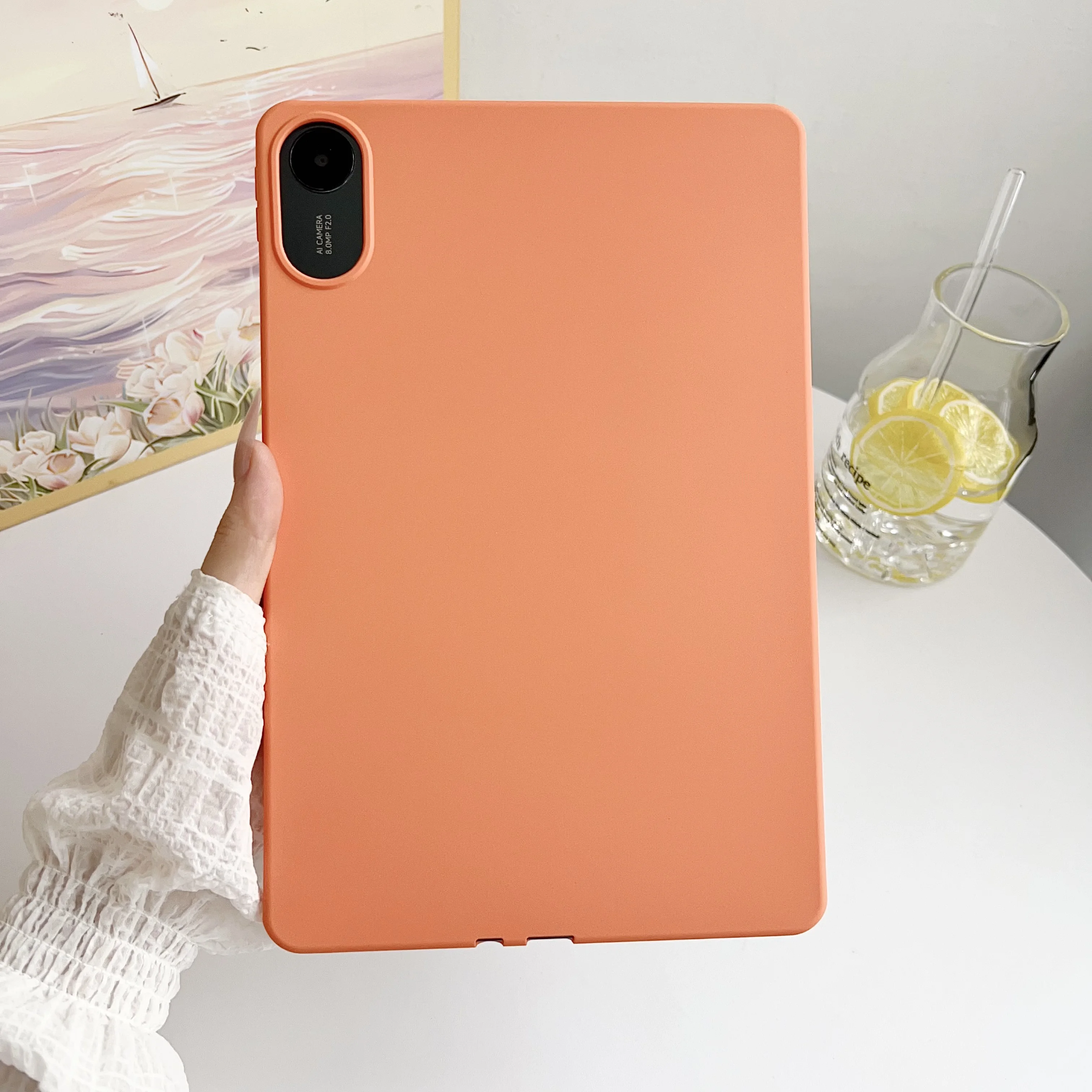 Tablet Case For Xiaomi Redmi Pad 2 11 inch 2025 Soft TPU Candy Color Cover For Redmi Pad SE 11 8.7 4G Pad2 Kids Skin Friendly