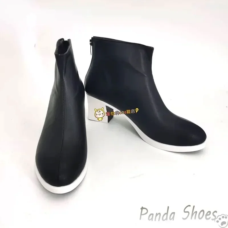 Jujutsu Kaisen 고죠 사토루 코스프레 신발 애니메이션 블랙 코스 부츠 만화 고죠 사토루 코스프레 의상 소품 신발 콘 할로윈용