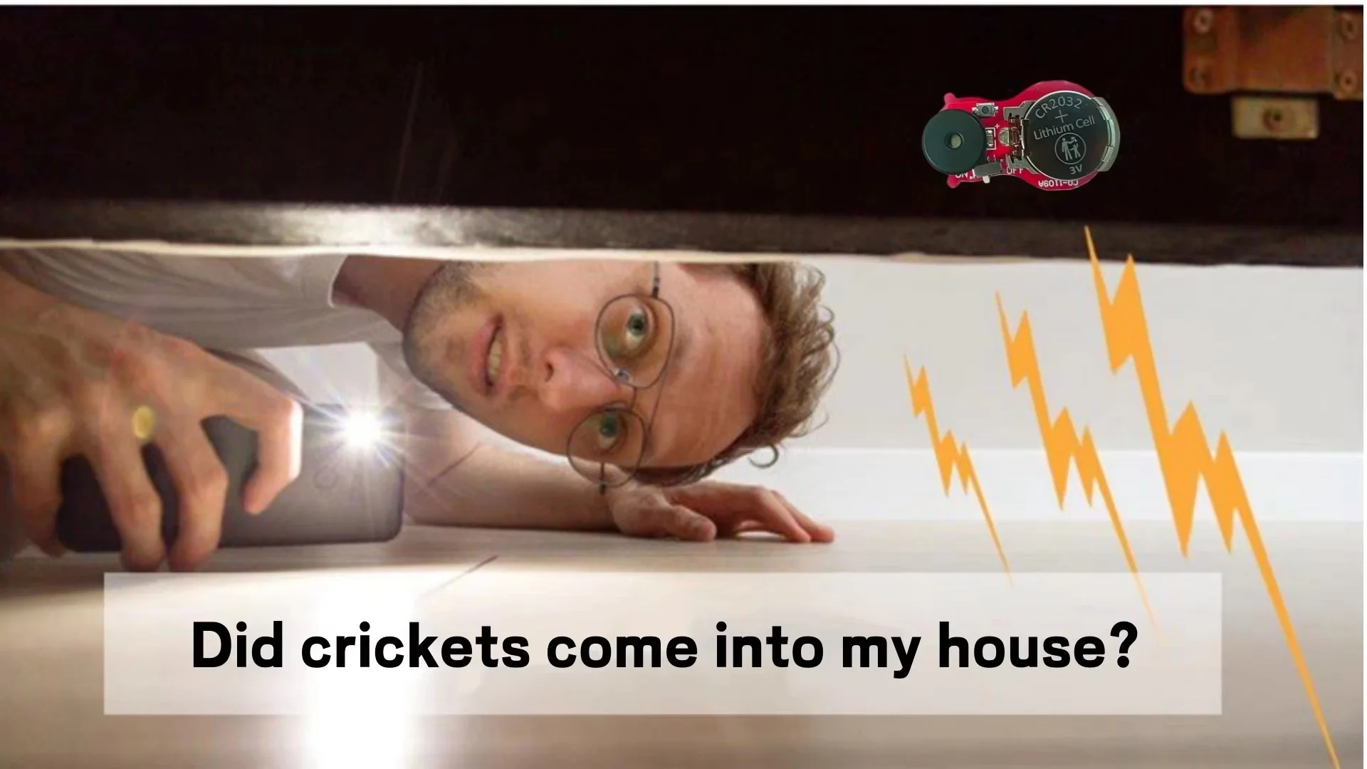 ​Automatic Cricket Chirp Prank Device Unique Gourd Shape Sound Generator Hidden Toy Office Desk Bedroom Fun Gifts Friends Adult
