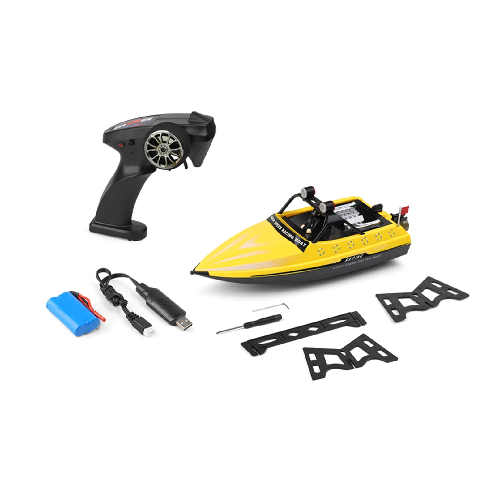 قسط قارب التحكم عن بعد 2.4 جيجا هرتز قوارب التحكم عن بعد RC قارب نفاث 16 km/ساعة RC قارب هدية للأطفال البالغين الأولاد حقيبة التخزين حزمة