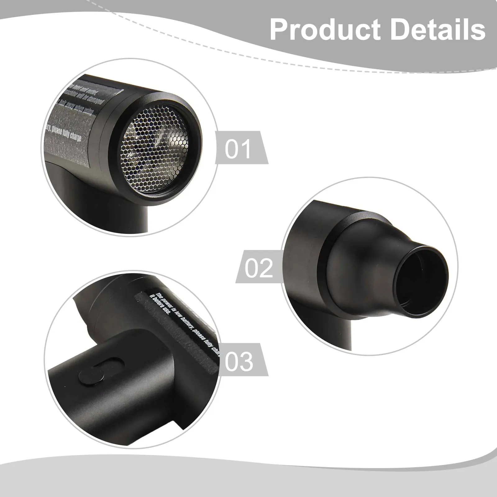 מובלת תאורה חזקה מובלת עם מנוע ללא מברשות קומפקטי וניידת טעינה מהירה