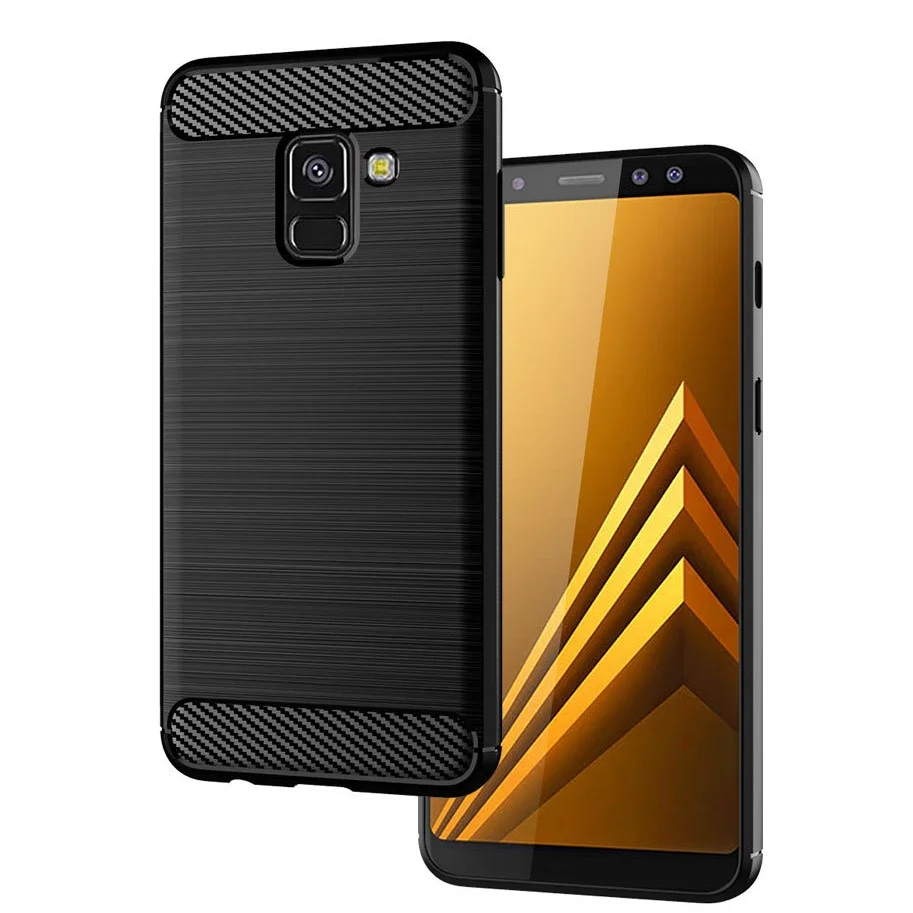 Case For Samsung Galaxy A8 2018 Case Silicone TPU Shockproof Carbon Cover for Samsung Galaxy A8 2018 A530F Funda Capa Coque Case