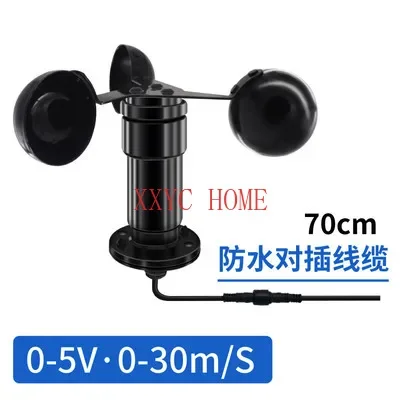 

Meteorological three cups anemometer wind speed / wind direction transmitter sensor pulse RS485 Modbus 0-30m/s