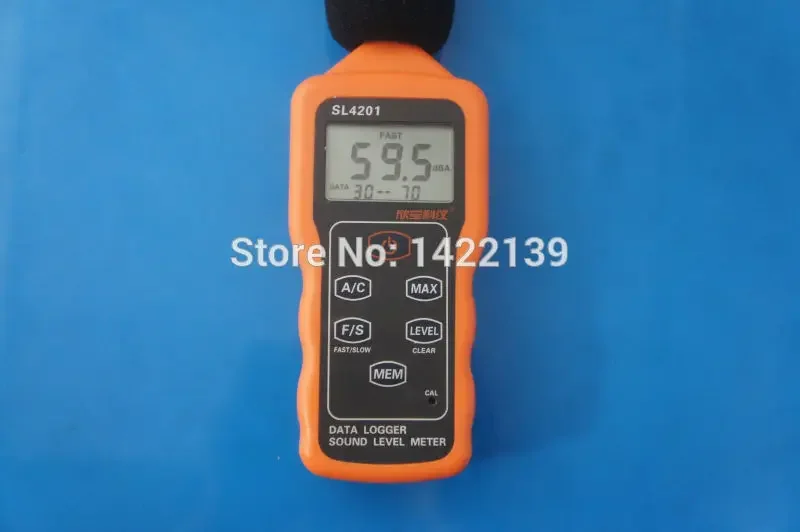 

Digital Sound Level Meter Decibel Data Logger 30-130dB USB SL4201