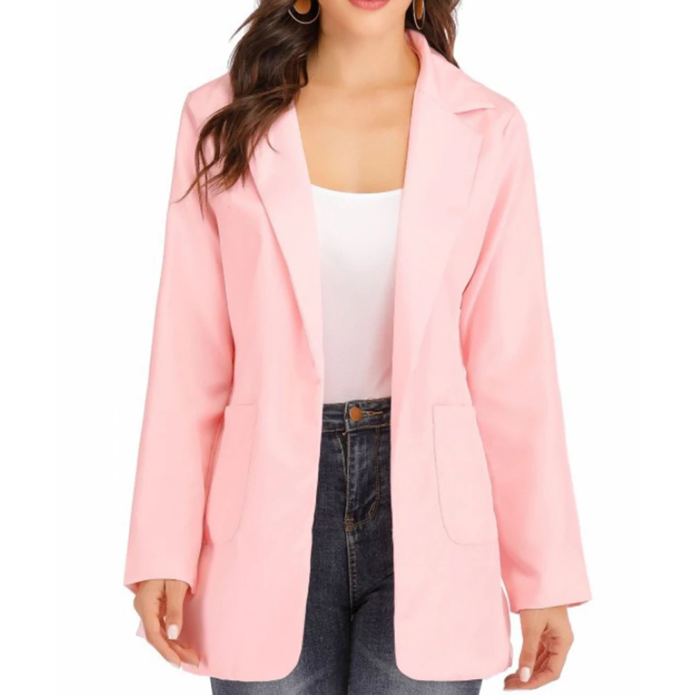 

Women's slim lapel cardigan and suit jacket combination featuring casual style and breathable fabric ideal for year round wear